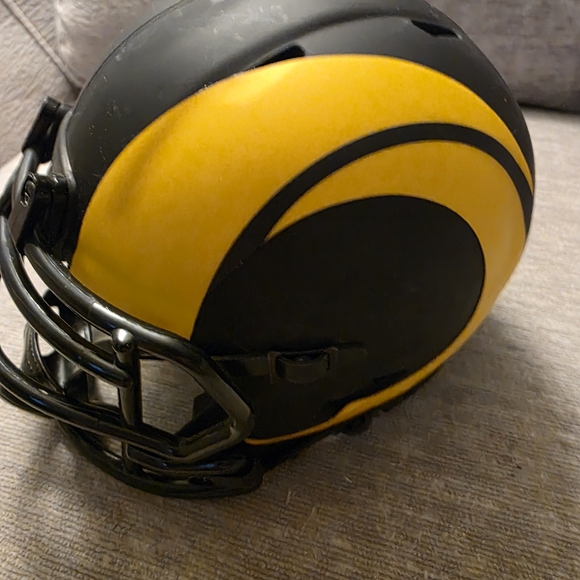 Jack Youngblood Signed LOS ANGELES RAMS ECLIPSE Mini Helmet "HOF 01" - Picture 3 of 6